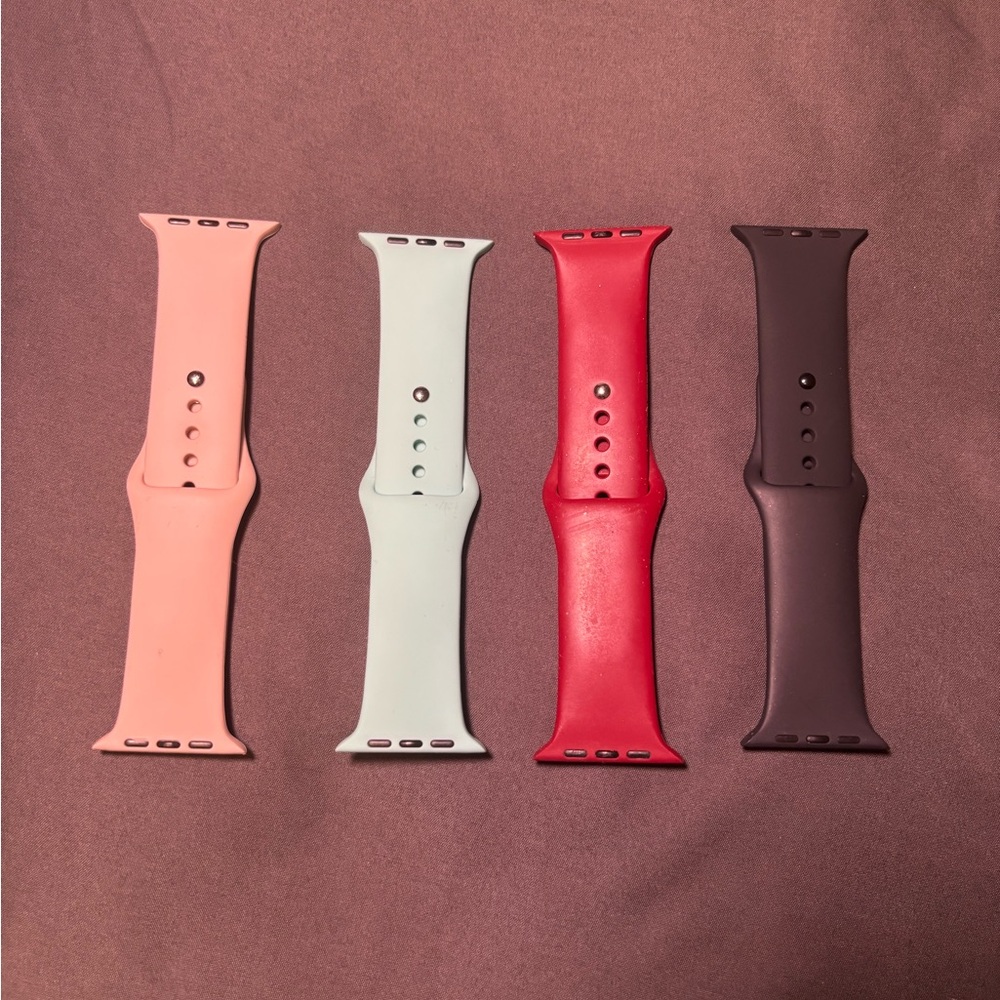 Apple Watch Silicon Band Pack of 4